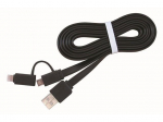 Kaabel Gembird ( USB - Lightning Apple 8 pin + micro USB M-M 1,0m must)