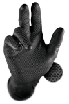 &Uuml;hekordsed nitriilkindad GRIPPAZ 246, mustad kareda peopesaga 50 tk.