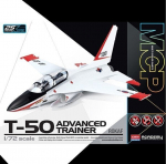 Liimitav mudel Academy 12519 ROKAF T-50 ADVANCED TRAINER m&otilde;&otilde;tkavas 1/72