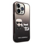 Karl Lagerfeldi musta iPhone 14 Pro &uuml;mbris &ndash; Ikonik Karl & Choupette