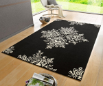 Vaip Hanse Home Gloria Blossom Black Cream, 160x230 cm