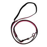 T&auml;ppidega reguleeritav koerte jalutusrihm Amibelle, roosa, M