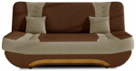 Diivan NORE Ewa II, pruun/kreemjas