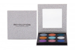 Lauv&auml;rvipalett Makeup Revolution London Pressed Glitter 13,5 g, Illusion