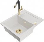 Graniidist k&ouml;&ouml;givalamu Mexen Enzo koos segisti ja sifooniga, White+Black/Gold