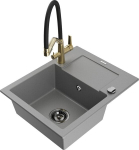 Graniidist k&ouml;&ouml;givalamu Mexen Enzo koos segisti ja sifooniga, Grey+Black/Gold