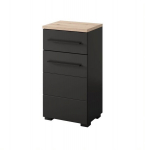 Vannitoa kapp Szynaka Meble Swing 45 1D1S, must