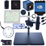 Mikroskoopikomplekt Rosfix Earth Pro MCEP-0.5X &ndash; Suurendus 7&ndash;45x, 56xLED valgusti, HDMI-kaamera 2MP