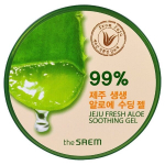 Rahustav aaloe geel The Saem Jeju Fresh Aloe n&auml;ole, kehale, juustele 300 ml