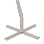 Rippuv p&auml;ikesevari alumiiniumist varrega, 300x300cm, roheline