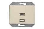 Vilma pesa 2 x USB DC 5V 3,4 A beež raamita