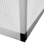 vidaXL kasvuhoone, alumiinium, 481 x 250 x 195 cm, 23,44 m&sup3;
