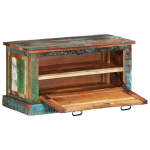 vidaXL kingaruumiga pink, taastatud puit