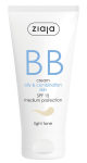 BB kreem rasusele ja kombineeritud nahale, Ziaja SPF15, 50 ml