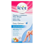 Depilatsiooni vaharibad jalgadele ja kehanahale Veet Easy-Gelwax, 40 tk