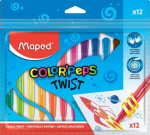 Vahakriidid Maped Color Peps, 12 v&auml;rvi