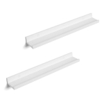 2-riiuli komplekt Songmics, valge