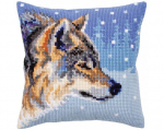 Tikkimiskomplekt padi "Loomad talvel" Collection D'Art 40x40cm