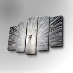 Viieosaline reproduktsioon Valge paabulind