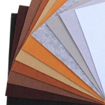 Dekoratiivne vilt komplekt 2 mm, 20x30 cm, 10 tk., erinevat v&auml;rvi