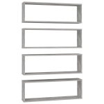 Seinariiulid, 80x15x26,5 cm, 4 tk, hall