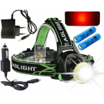 Esilatern ZOOM LED 2x 18650 akupatareidega jalgrattalamp.