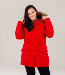 Huppa Naiste talveparka TEZZA, deep red