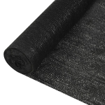 vidaXL privaatsusv&otilde;rk, must, 1,2 x 25 m, HDPE, 195 g/m&sup2;