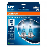 Halogeen H7 pirnid, 55W, 12V, kuni 5000K, COOL BLUE INTENSE (NEXT GEN) seeria