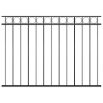 vidaXL aiapaneel, teras, 1,7x1,2 m, must