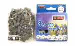 Rattakett YBN S8, 8k 1/2 x 3/32, 116L, ketti laius 7.1 mm, Grey/Brown (828) 0094