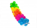 Plastikust pallid 6 cm, 46 tk.