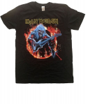 Meeste T-s&auml;rk l&uuml;hikeste varrukatega Iron Maiden "Fear Live Flames"