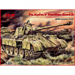 Kokkupandav mudel ICM 35361 Pz.Kpfw.V Panther Ausf.D, WWII German Tank 1/35