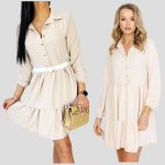 Naiste kleit Beatrich, beež