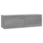 vidaXL teleri seinakapp, hall Sonoma tamm, 100 x 30 x 30 cm, tehispuit