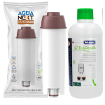 Veefiltrid Delonghi kohvimasinale, 1 tk + 500 ml katlakivieemaldusvahendid