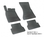 Kummimatid AUDI A6 C7/A7 Sportback 2010-> /4pc, 0730