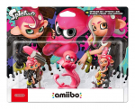 Nintendo Amiibo Octoling Girl Boy Octopus 3-in-1 Set