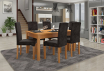 K&ouml;&ouml;gim&ouml;&ouml;bli komplekt ADRK Furniture 56 Rodos, hall/pruun
