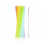 Korduvkasutatavad plastikk&otilde;rred, erinevad v&auml;rvid, 9x240mm, 17 tk + hari