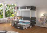 Narivoodi Adrk Furniture Etapo 90x200cm, valge/hall