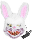 Halloweeni mask j&auml;nes (j&auml;nku) LED, helendav