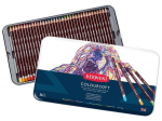 V&auml;rvipliiats Derwent Coloursoft 36tk metallkarbis