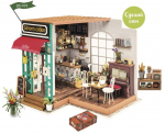 Puidust kokkupandav miniatuur - roombox Simon's coffee RB008e