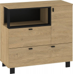 Kummut Meblocross Vegas Veg-01, pruun/must