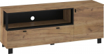 TV-alus Meblocross Vegas, 60x150x42 cm, must/pruun