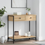 vidaXL konsoollaud, Sonoma tamm, 75x34,5x75 cm, tehispuit