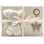 Kinkekomplekt, liblikas v&otilde;tmehoidja ja m&otilde;mmi