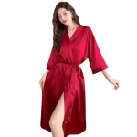 Satiinist hommikumantel Jasmin 405